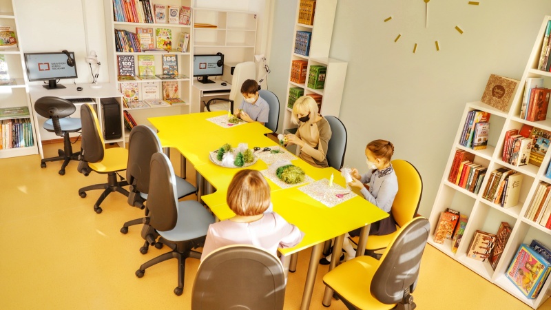 Национальный проект «Культура»: В селе Александровка открыли детскую библиотеку нового поколения