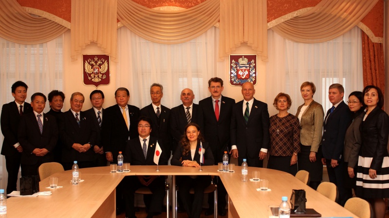 В министерстве культуры и внешних связей Оренбургской области состоялась встреча с японской делегацией
