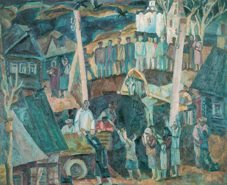 Советская живопись под иным углом. В Оренбурге продолжается выставка «Преображённая традиция»