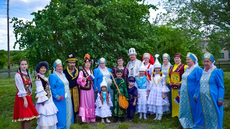 В Александровском районе провели театрализацию казахских обрядов, связанных с рождением ребенка
