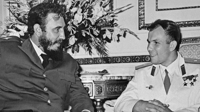 «Космос в объективе»: Фидель Кастро и Юрий Гагарин