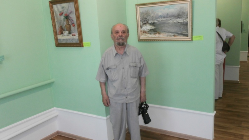 В Бузулукском краеведческом музее работает юбилейная выставка художника Николая Макина 