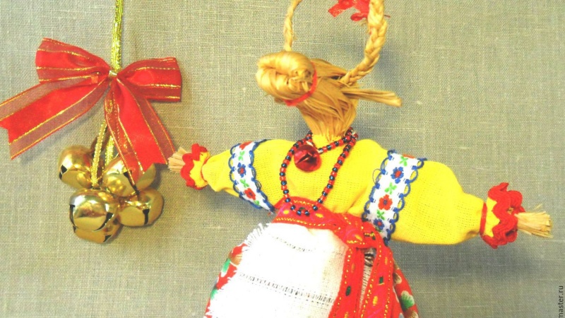 Традиционная народная кукла Коза своими руками. Мастер-класс