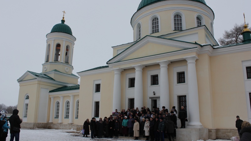 Торжественное открытие храма в с. Спасское Саракташского района Оренбургской области