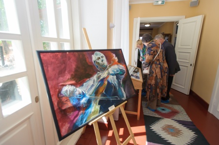 Выставка, посвященная 95-летию Мстислава Ростроповича