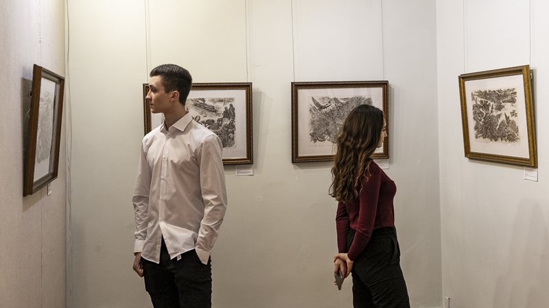 Оренбуржцы смогут увидеть выставку графика Виктора Поликарпова «Родительница степь»