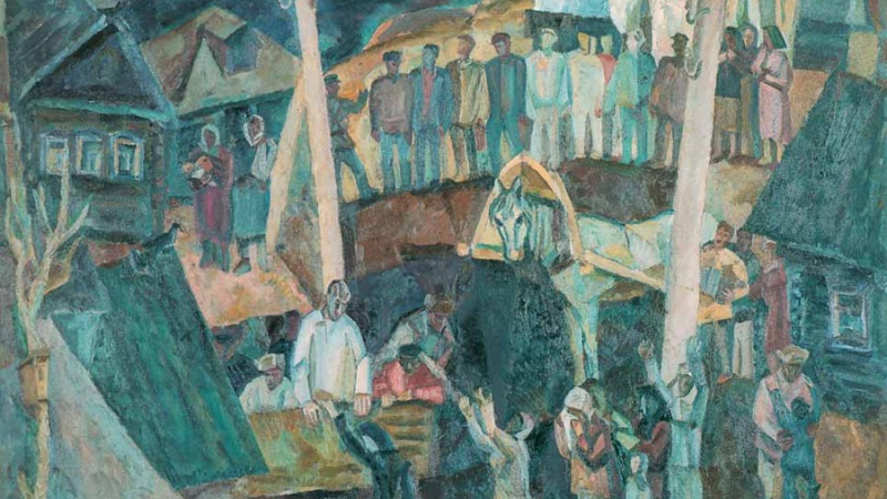 Советская живопись под иным углом. В Оренбурге продолжается выставка «Преображённая традиция»