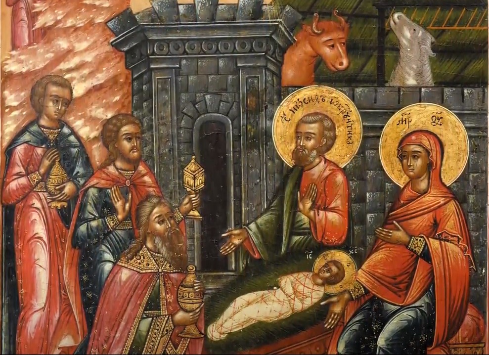 Рассказ об одном экспонате: икона «Рождество Христово с избранными святыми на полях»