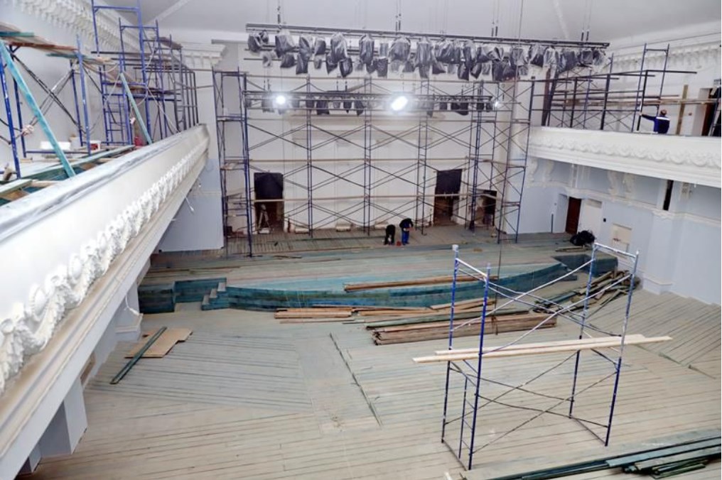 В Оренбургской областной филармонии продолжается второй этап реновации