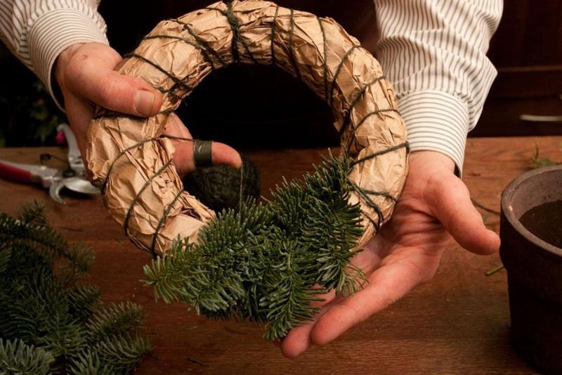 Мастер-класс «Рождественский венок»