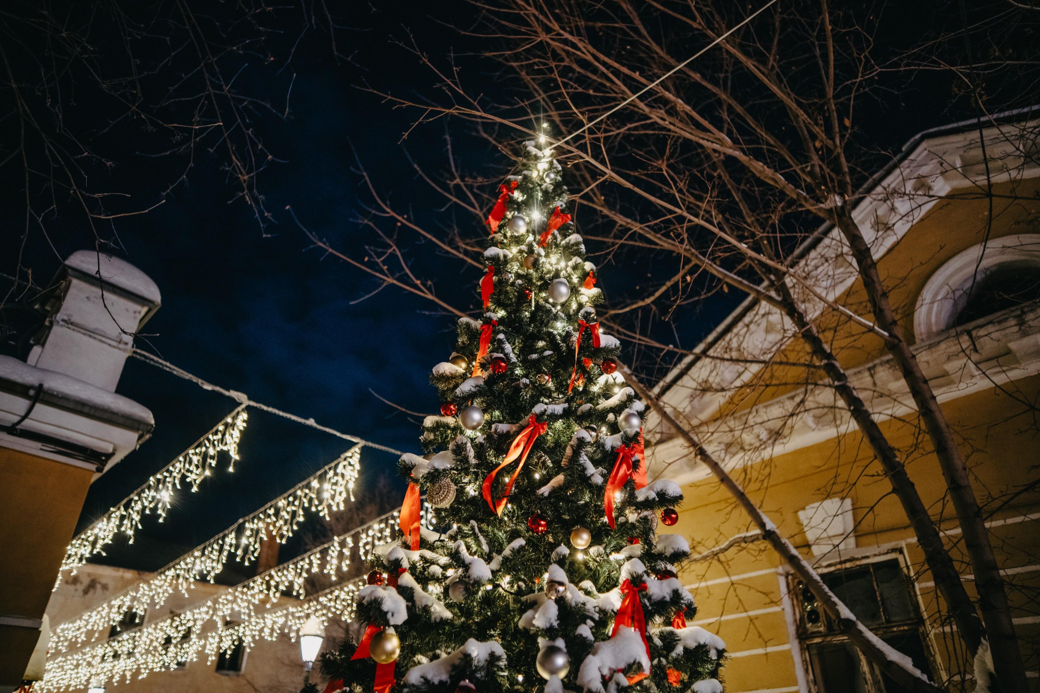 Закрытие ёлки в музейном дворике «Эссен»