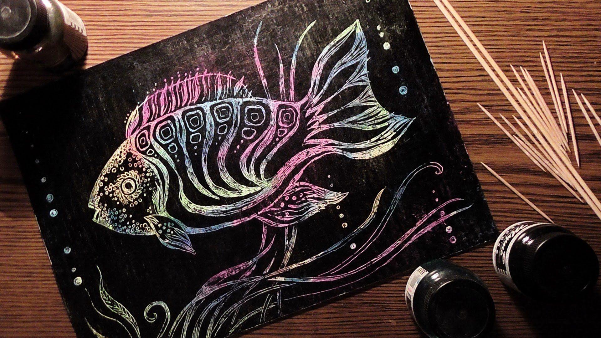 Программа «Рисуем в технике граттаж»