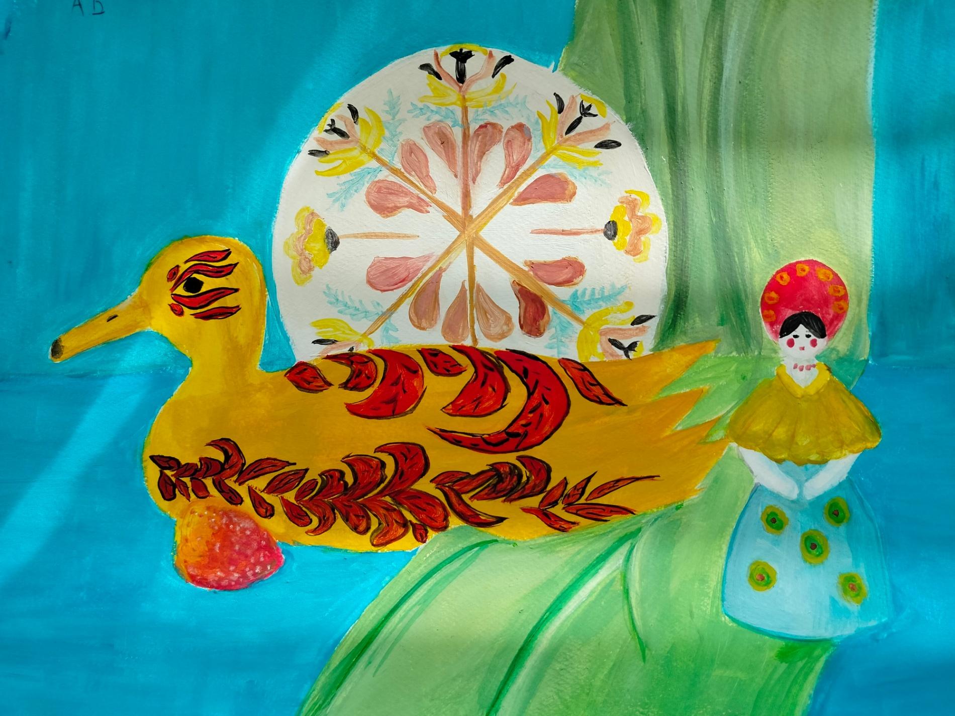 Мастер-класс «Декоративный натюрморт «Русские народные мотивы»