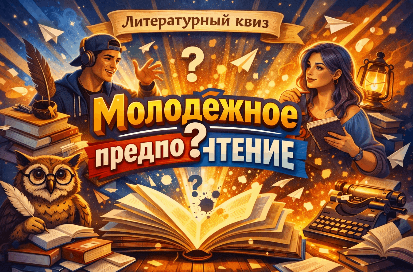 Литературный квиз «Молодежное предпоЧТЕНИЕ»